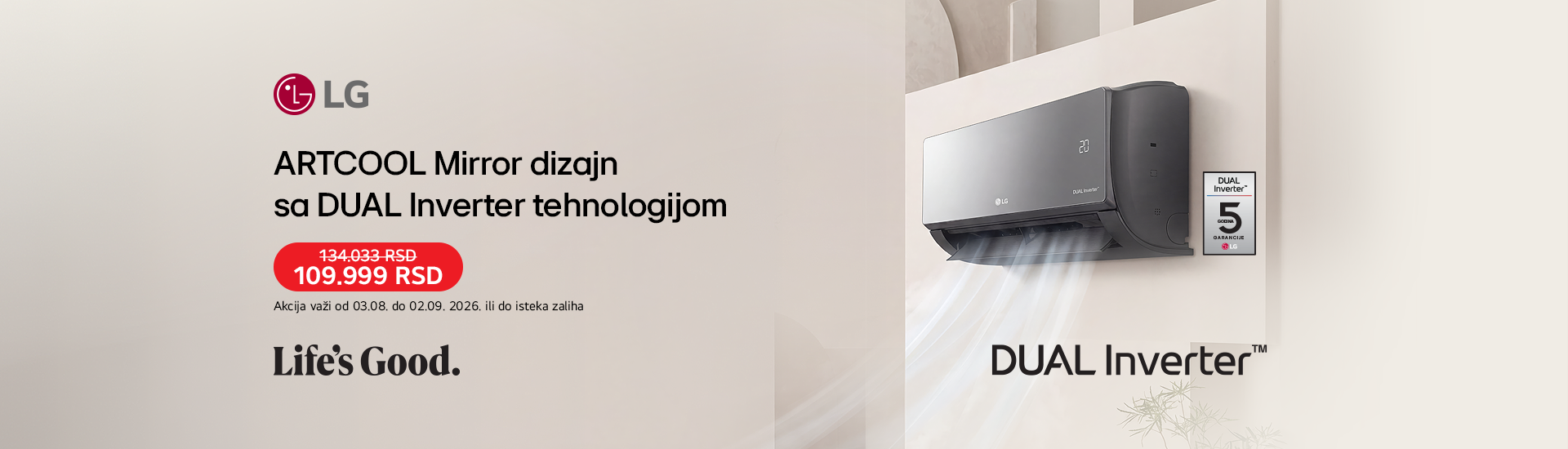 LG Klima uređaji akcija