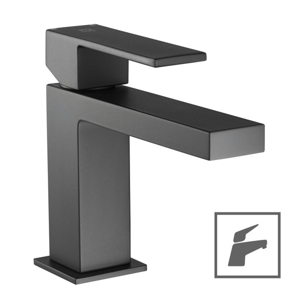 HERZ Baterija SQ BLACK Q11B za umivaonik, crna