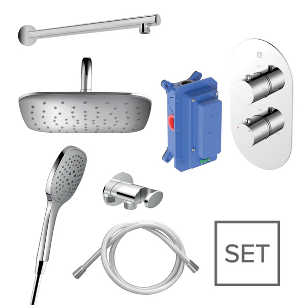 HERZ Baterijski ugradni set FRESH F191, termostatski
