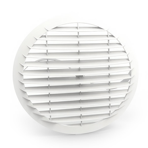 IDEAL CLIMA Spoljna rešetka KERS + 25, bela