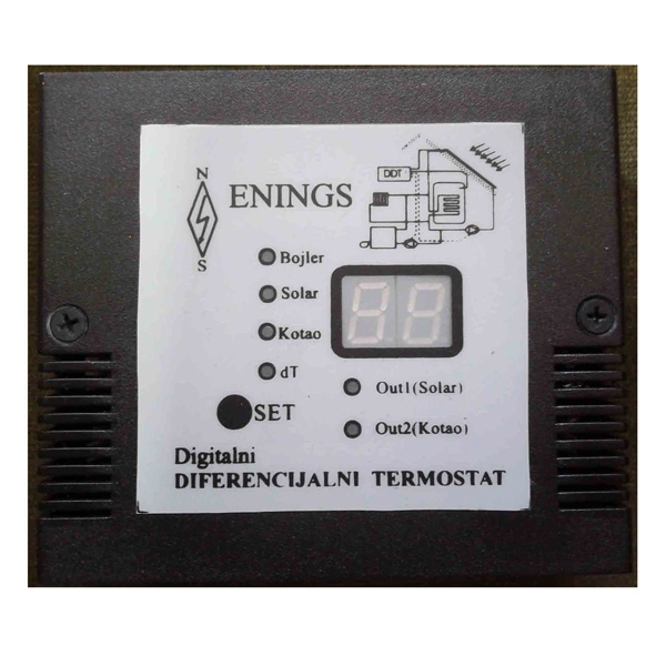 ENINGS Digitalni diferencijalni termostat, 2 sonde