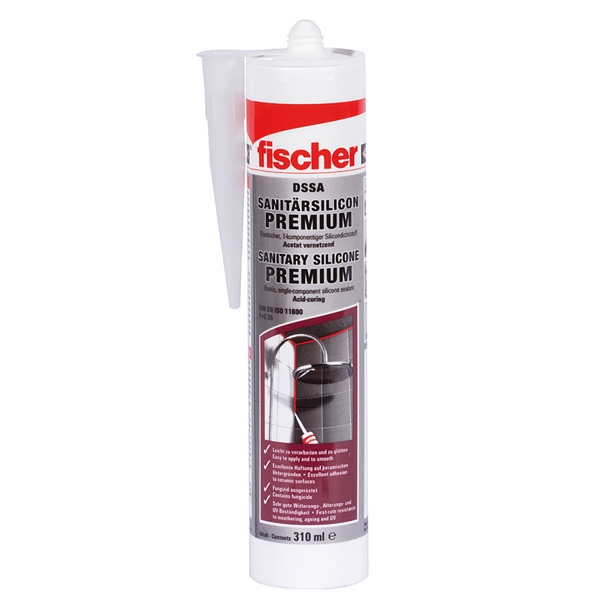 FISCHER Sanitarni silikon DSSA TP, providan