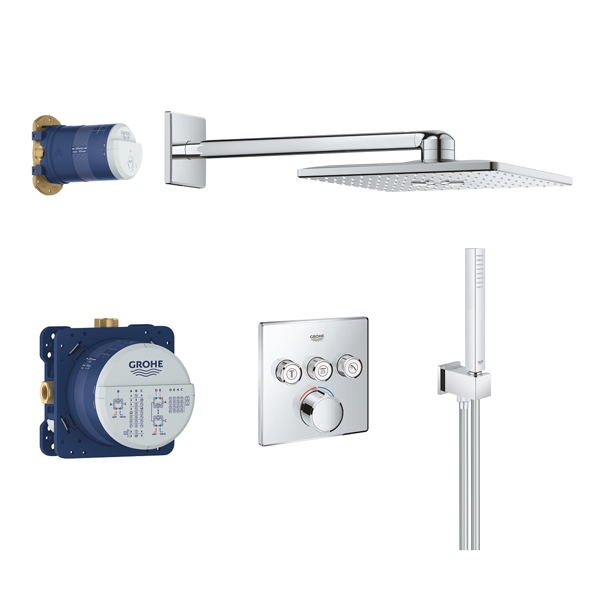 GROHE Tuš sistem ugradni SMARTCONTROL 3SC, kocka